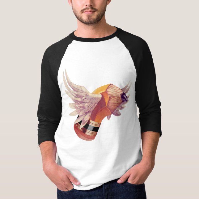 The Winged Stubbie Tee Shirt (Front)