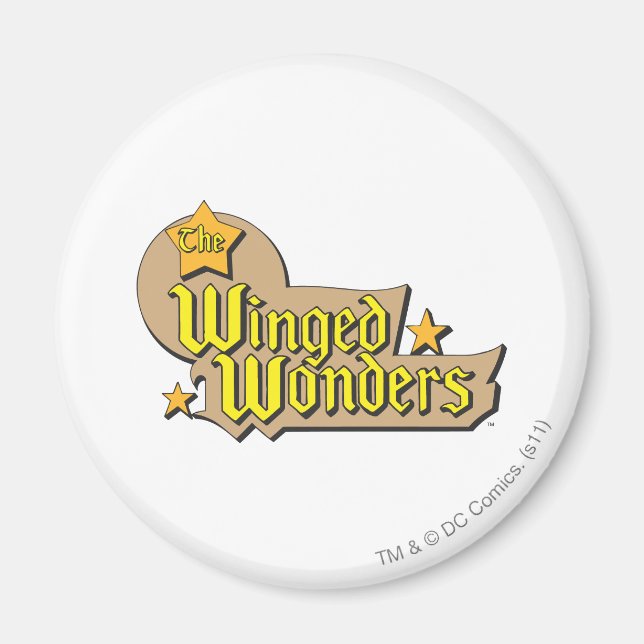 The Winged Wonders Logo Magnet (Front)