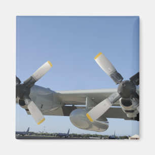The wings of an LC-130 Hercules Magnet