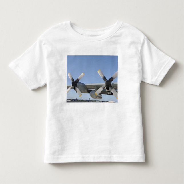 The wings of an LC-130 Hercules Toddler T-Shirt (Front)