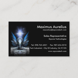 The Wings Of Anthropolis Business Card