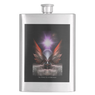The Wings Of Anthropolis HC 8oz Classic Flask