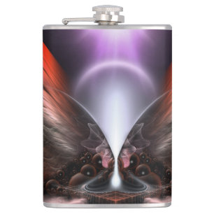 The Wings Of Anthropolis HC 8oz Vinyl Wrapped Flas Hip Flask