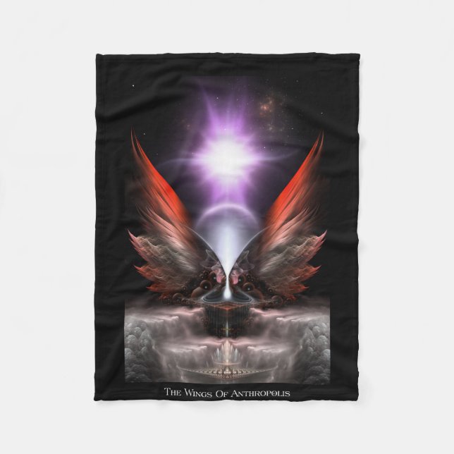 The Wings Of Anthropolis HC Fleece Blanket (Front)