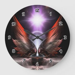 The Wings Of Anthropolis HC Large Clock