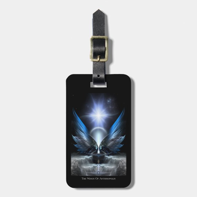 The Wings Of Anthropolis Luggage Tag (Front Vertical)