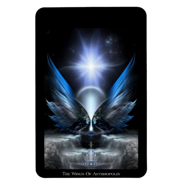 The Wings Of Anthropolis Photo Magnet (Vertical)