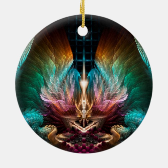 The Wings Of Artillian Ceramic Ornament (Back)