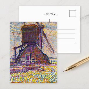 The Winkel Mill   Piet Mondrian Postcard