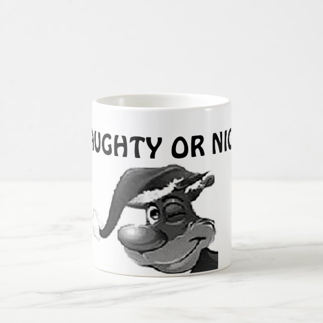 "THE WINKING REINDEER" CHRISTMAS MUG (Center)