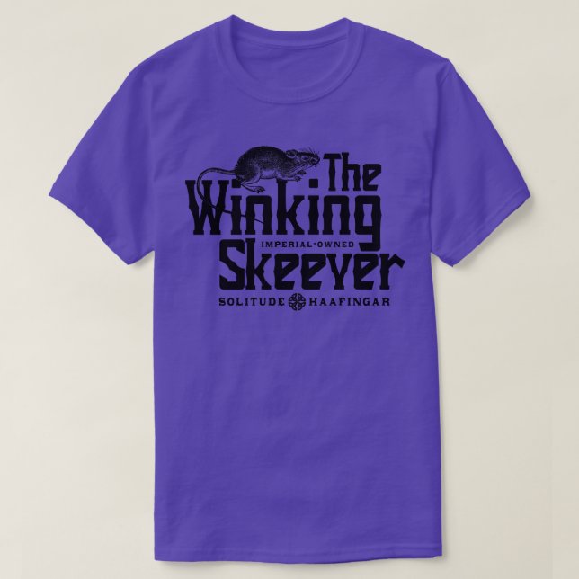 The Winking Skeever Tavern T-Shirt (Design Front)