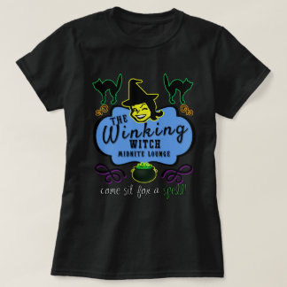 The Winking Witch Lounge - Dark  T-Shirt