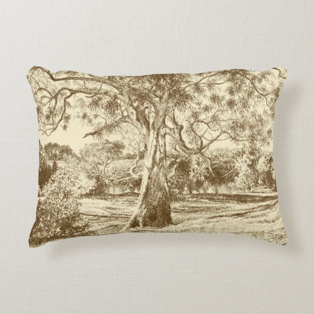 The Winnie the Pooh Tree - Decorative Cushion (Front)