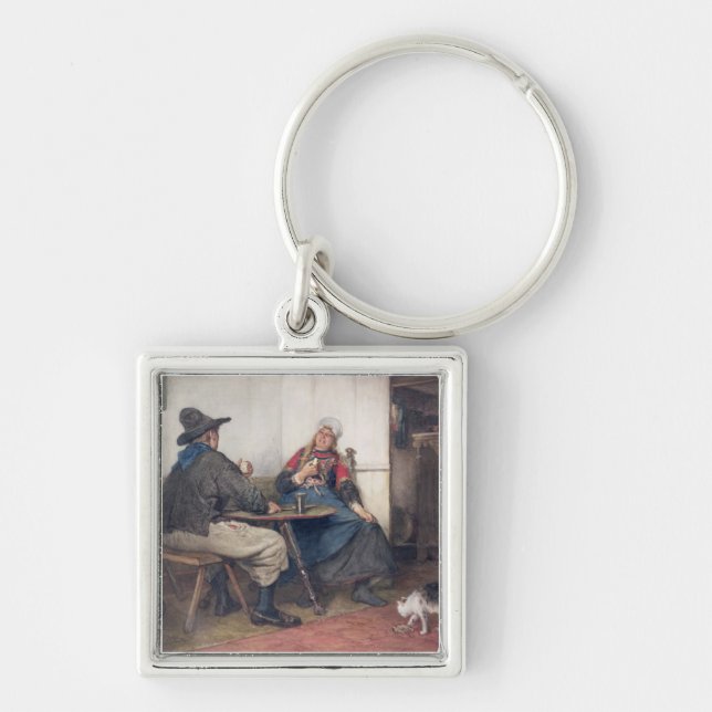 The Winning Piece (w/c on paper) Key Ring (Front)