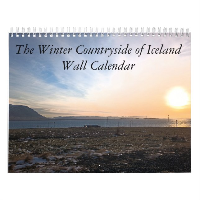 The Winter Countryside of Iceland Wall Calendar (Cover)