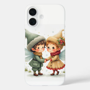 The winter fairy of a pair iPhone 16 Cases