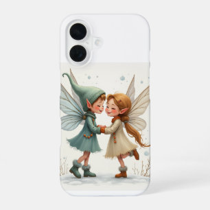 The winter fairy of a pair iPhone 16 Cases