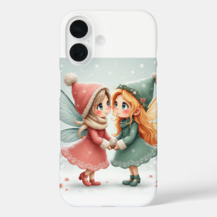 The winter fairy of a pair iPhone 16 Cases