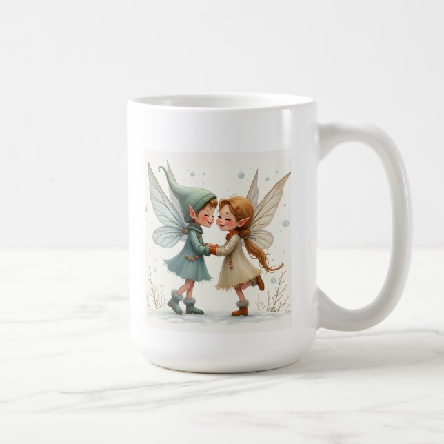 The winter fairy of a pair Mugs (Right)