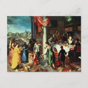 The Winter Feast, Gathering at the Bavarian State Postcard