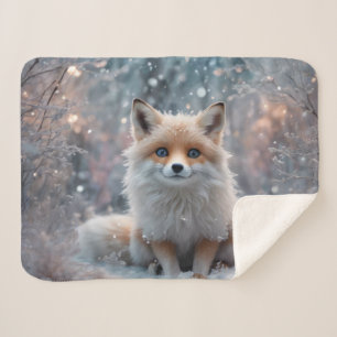 The Winter Fox Sherpa Blanket