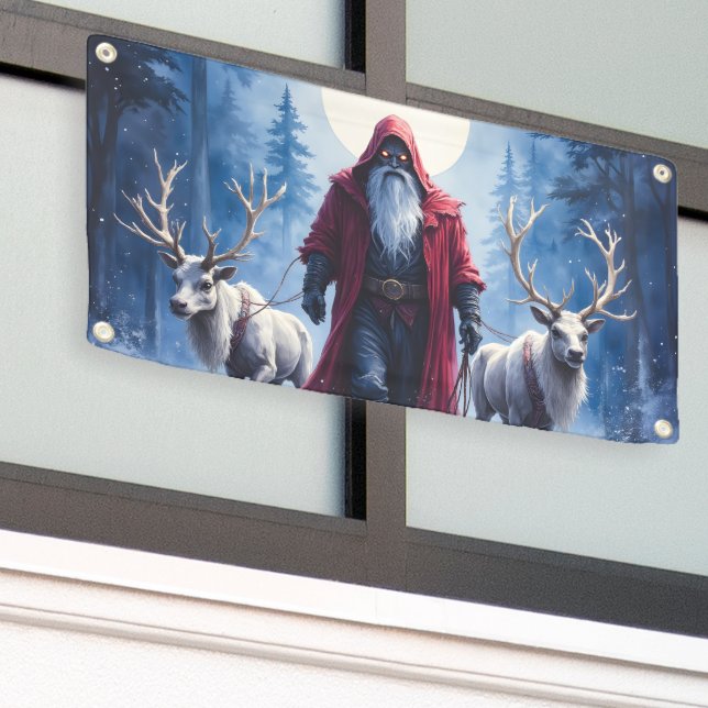 The Winter King Arrives. Banner (Outside Building)