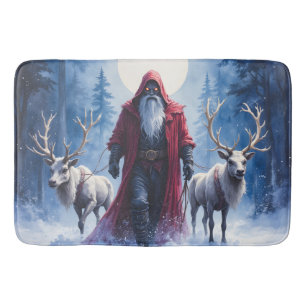 The Winter King Arrives.  Bath Mat