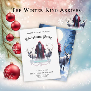The Winter King Arrives.  Invitation