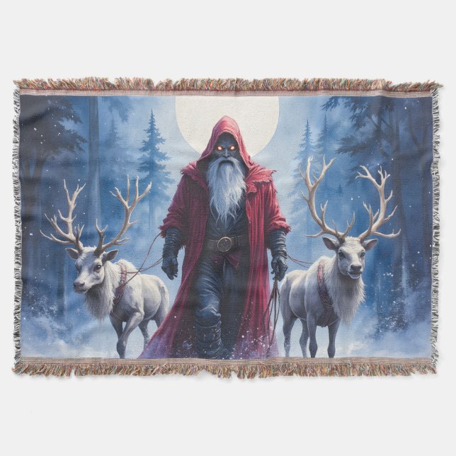 The Winter King Arrives.  Throw Blanket (Front)
