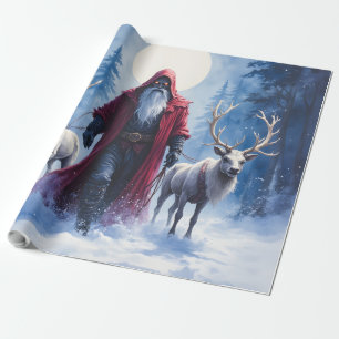The Winter King Arrives. Wrapping Paper