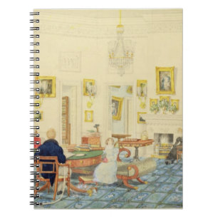 The Winter Room in the Artist's House at Patna, In Notebook