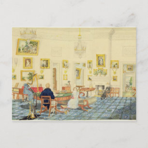 The Winter Room in the Artist's House at Patna, In Postcard