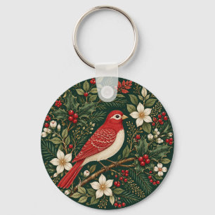 The Winter Songbird’s Solace Key Ring