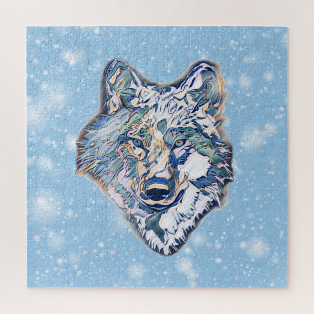 The Winter Wolf   Jigsaw Puzzle (Vertical)