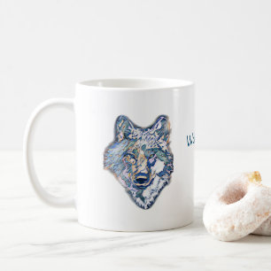 The Winter Wolf (personalised) Coffee Mug