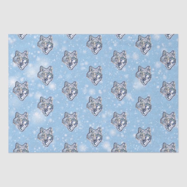 The Winter Wolf    Tissue Paper (Front)