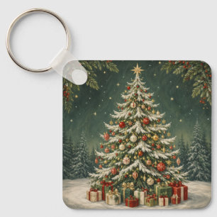 The Winter Woodland's Crown Jewel Key Ring