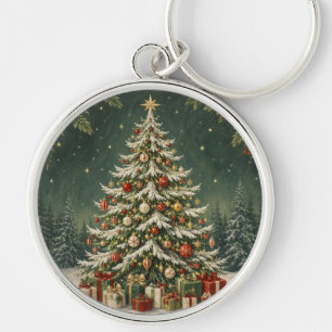 The Winter Woodland's Crown Jewel Key Ring