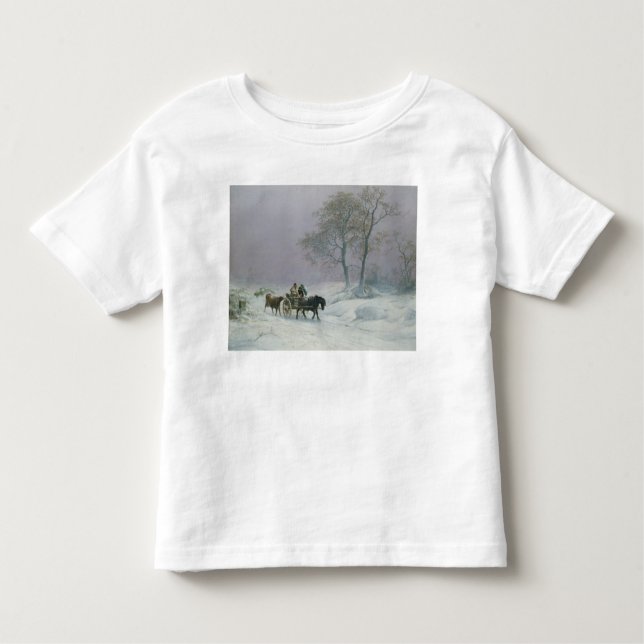 The wintry road to market toddler T-Shirt (Front)