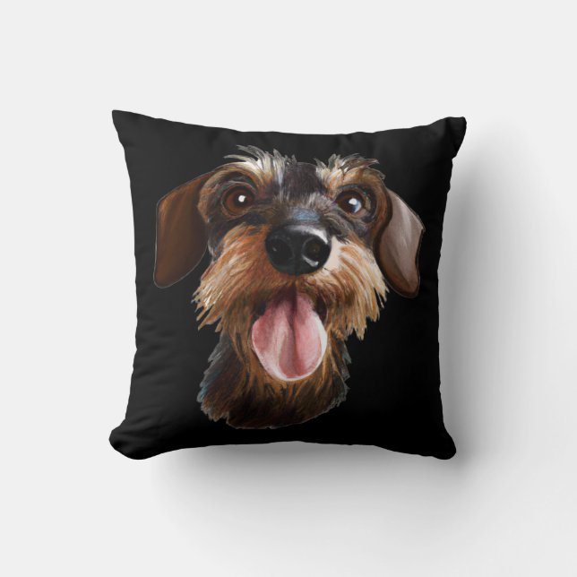 The Wirehair Dachshund Cushion (Front)