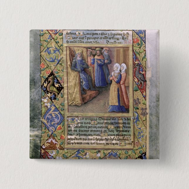 The Wisdom of Solomon 15 Cm Square Badge (Front)