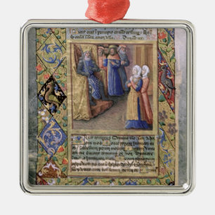 The Wisdom of Solomon Metal Ornament