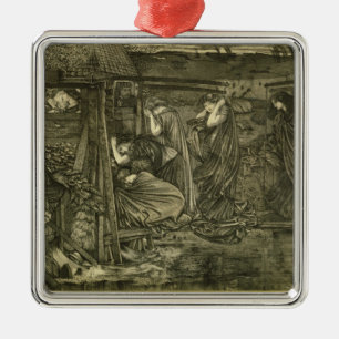 The Wise and Foolish Virgins Metal Tree Decoration