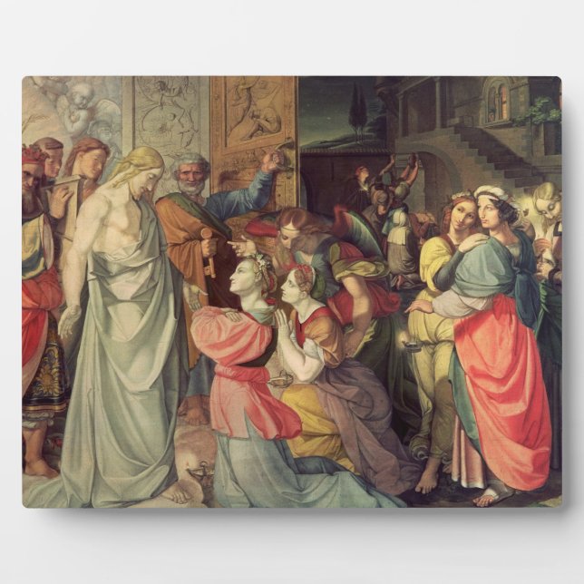 The Wise and Foolish Virgins Plaque (Front)