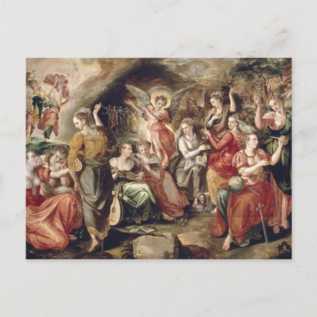 The Wise and the Foolish Virgins Postcard (Front)