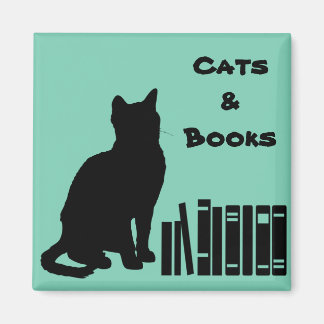 The Wise Cat Magnet - Cats & Books