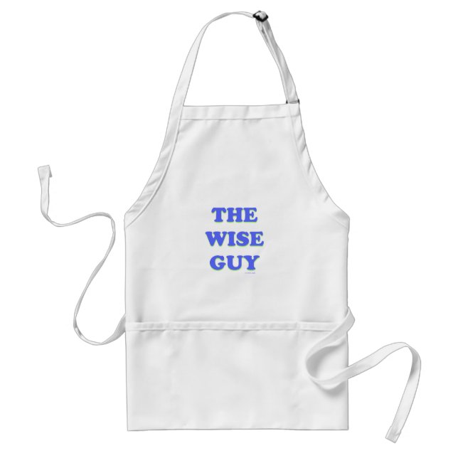 The Wise Guy Gift Standard Apron (Front)