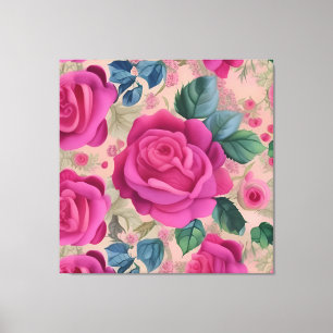 The Wisper Of Roses - Soft And Serene Canvas Print