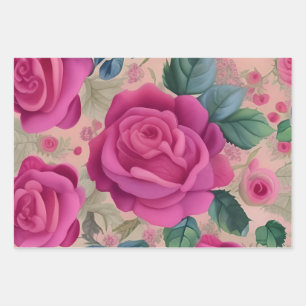 The Wisper Of Roses - Soft And Serene Wrapping Paper Sheet