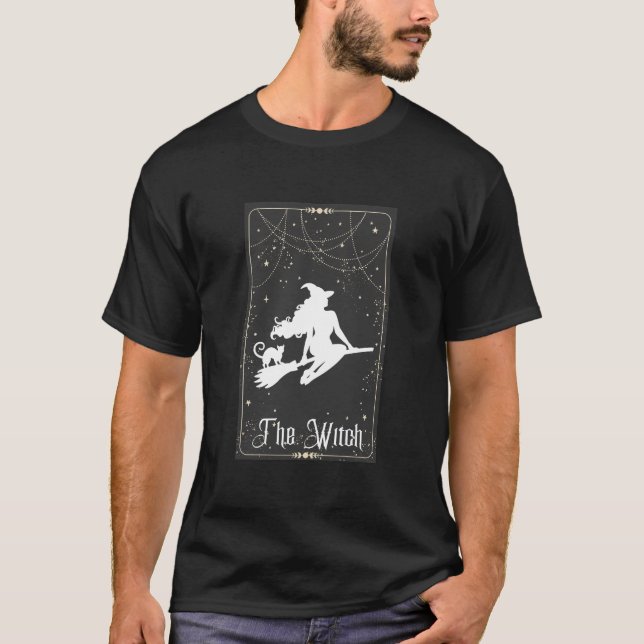 The Witch and Cat T-Shirt (Front)